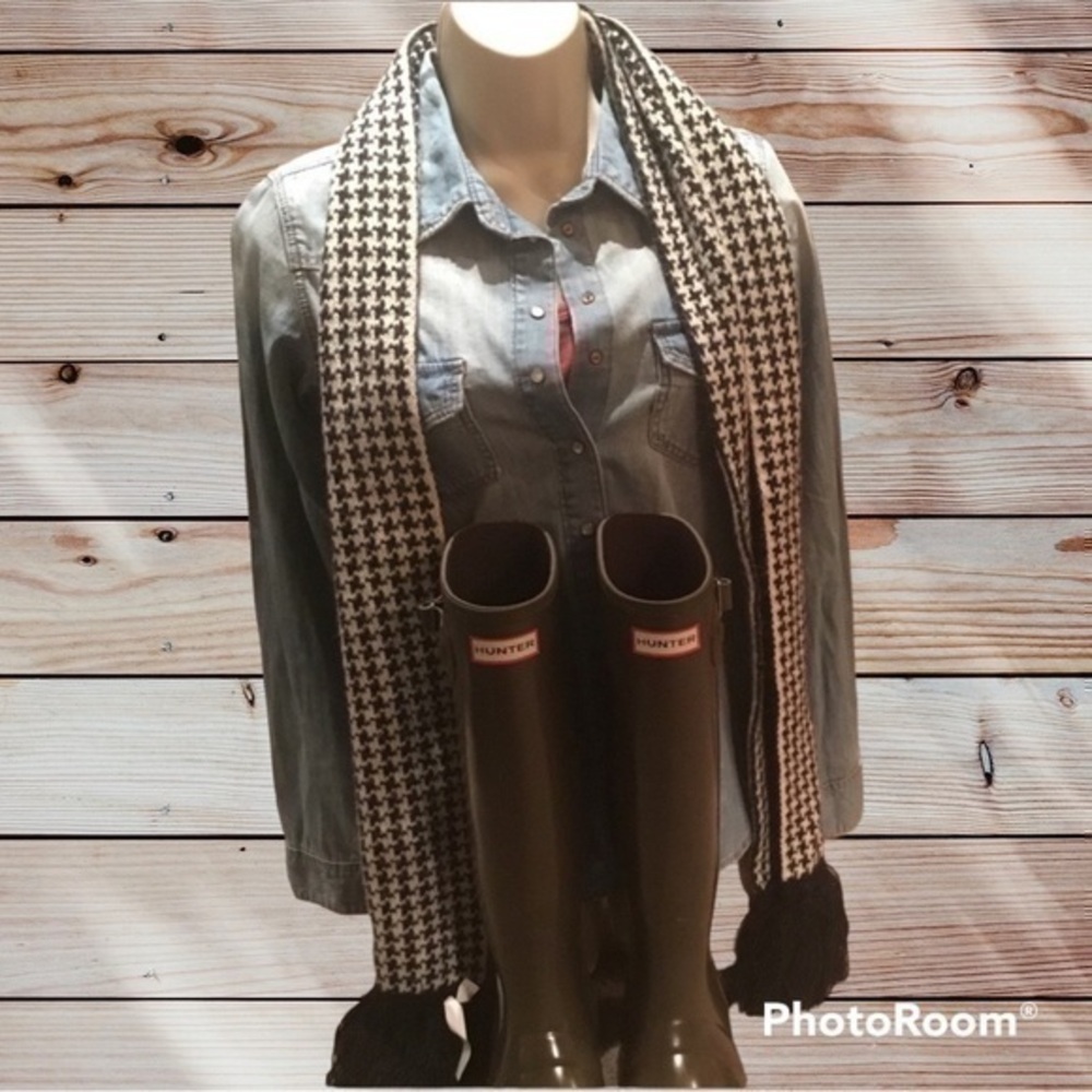 💋 Knit scarf Checkered